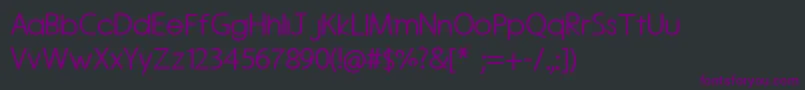 Roundedvale Font – Purple Fonts on Black Background