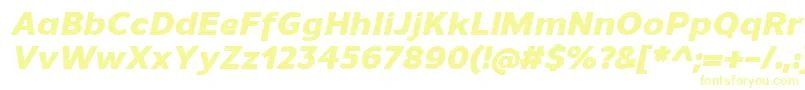 UnimanHeavyitalic Font – Yellow Fonts