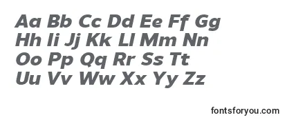 UnimanHeavyitalic Font
