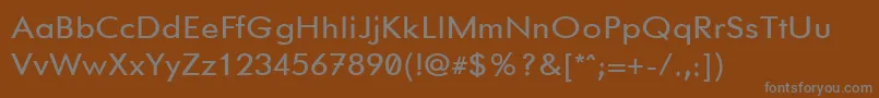 Шрифт Gemfont1 – серые шрифты на коричневом фоне