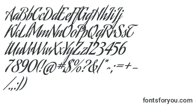  Aguafinascript font