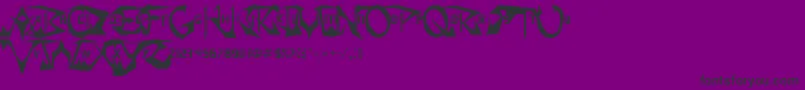SoulCalibur Font – Black Fonts on Purple Background