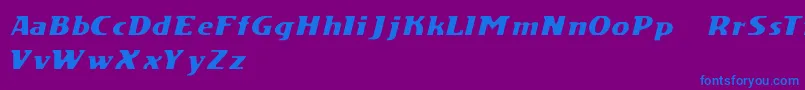 fuente DsMotionDemoItalic – Fuentes Azules Sobre Fondo Morado