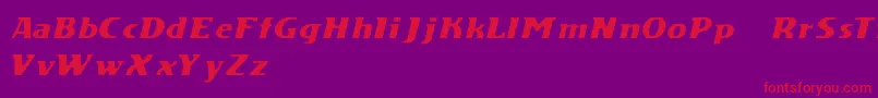 fuente DsMotionDemoItalic – Fuentes Rojas Sobre Fondo Morado