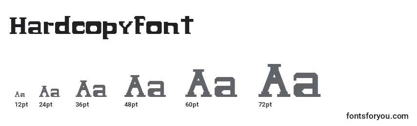 Fuente Hardcopyfont FontsForYou