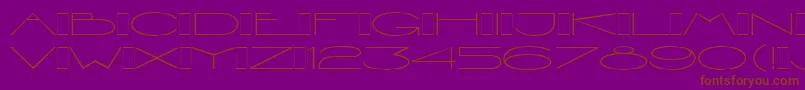 fuente ViennaExtendedLetPlain.1.0 – Fuentes Marrones Sobre Fondo Morado