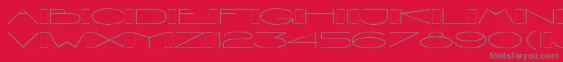 Więcej informacji o czcionce ViennaExtendedLetPlain.1.0 Czcionka ViennaExtendedLetPlain.1.0 – szare czcionki na czerwonym tle