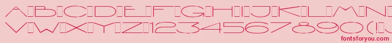Подробнее о шрифте ViennaExtendedLetPlain.1.0 Шрифт ViennaExtendedLetPlain.1.0 – красные шрифты на розовом фоне