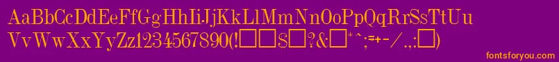 NeoForge Font – Orange Fonts on Purple Background