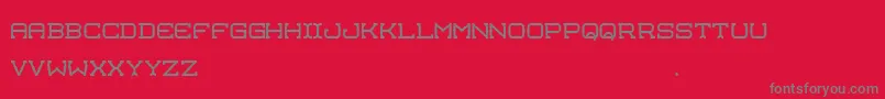 Weitere Informationen zur Manlike-Schriftart Manlike-Schriftart – Graue Schriften auf rotem Hintergrund