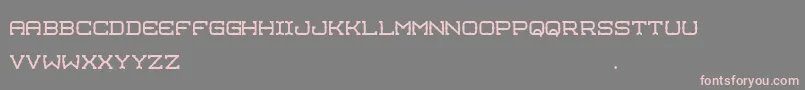 Manlike Font – Pink Fonts on Gray Background