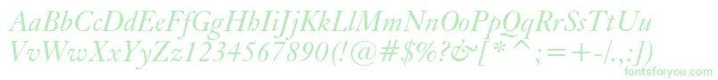 KiscbtItalic Font – Green Fonts