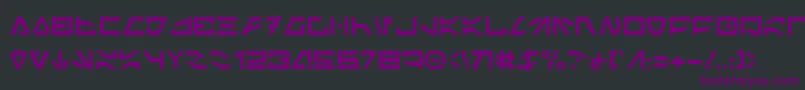 ImperialCode Font – Purple Fonts on Black Background