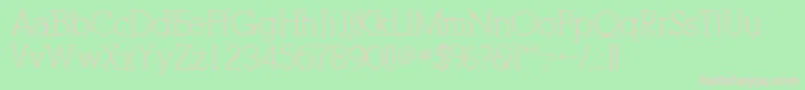 PogoSsi Font – Pink Fonts on Green Background