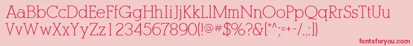 PogoSsi Font – Red Fonts on Pink Background