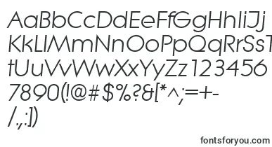  LiteraItalic font