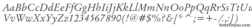 OriginalgaramondcbtItalic-Schriftart – Schriftarten, die mit O beginnen