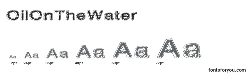 OilOnTheWater Font Sizes