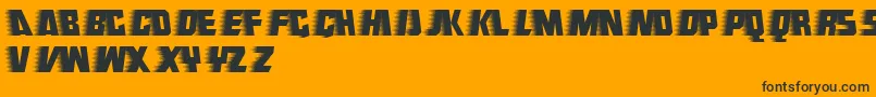 Endeavourforever Font – Black Fonts on Orange Background
