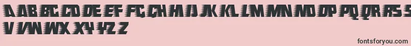 Шрифт Endeavourforever – чёрные шрифты на розовом фоне