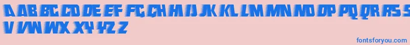 Endeavourforever Font – Blue Fonts on Pink Background