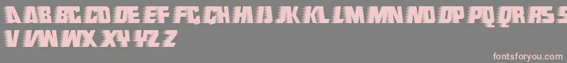 フォントEndeavourforever – 灰色の背景にピンクのフォント
