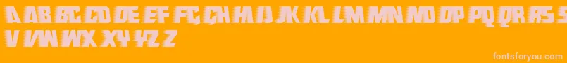 Шрифт Endeavourforever – розовые шрифты на оранжевом фоне
