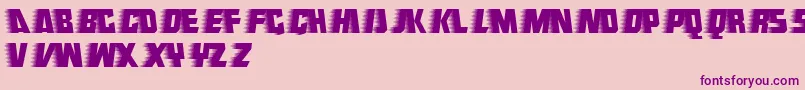 フォントEndeavourforever – ピンクの背景に紫のフォント