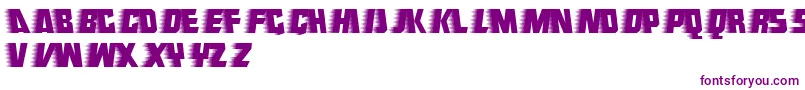 フォントEndeavourforever – 白い背景に紫のフォント
