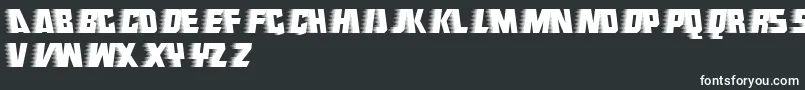 Endeavourforever Font – White Fonts on Black Background