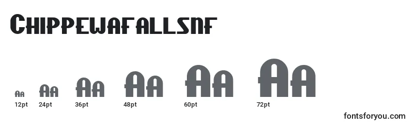 Chippewafallsnf Font Sizes