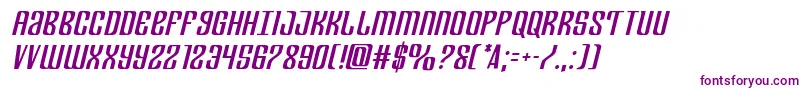 Departmenthsemital Font – Purple Fonts on White Background