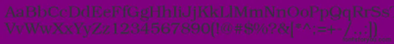 Bookmanatt Font – Black Fonts on Purple Background