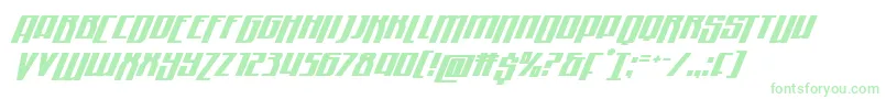 Шрифт Quantummalicedropital – зелёные шрифты