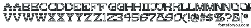 Шрифт Gingerpeachynf – рельефные шрифты