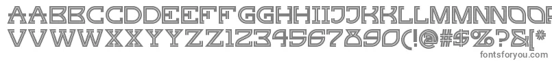 Gingerpeachynf Font – Gray Fonts on White Background