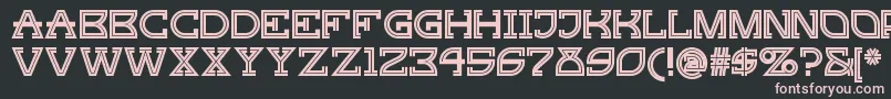 Gingerpeachynf Font – Pink Fonts on Black Background