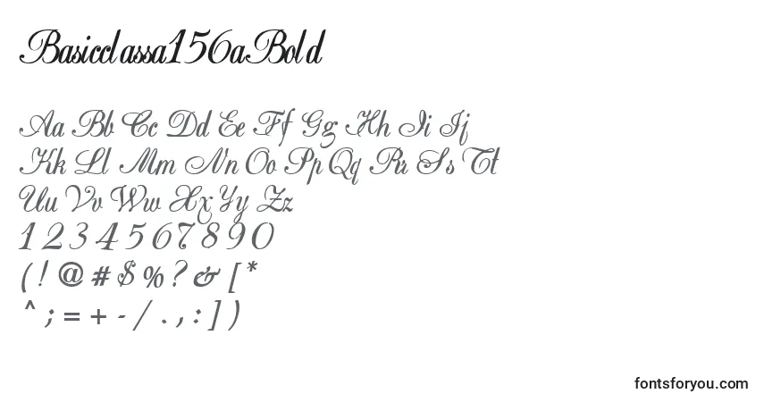 Schriftart Basicclassa156aBold – Alphabet, Zahlen, Sonderzeichen