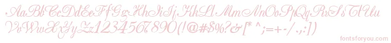 Basicclassa156aBold Font – Pink Fonts on White Background
