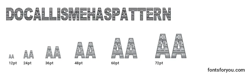 sizes of docallismehaspattern font, docallismehaspattern sizes