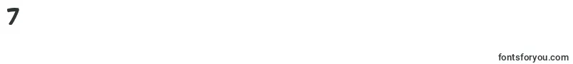 LascoBold Font – Fonts for Digit 7