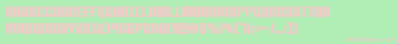 Nightwraithcond Font – Pink Fonts on Green Background