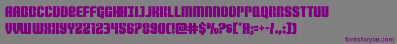 Nightwraithcond Font – Purple Fonts on Gray Background