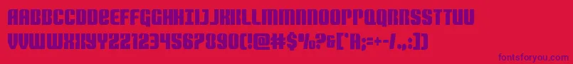 Nightwraithcond Font – Purple Fonts on Red Background