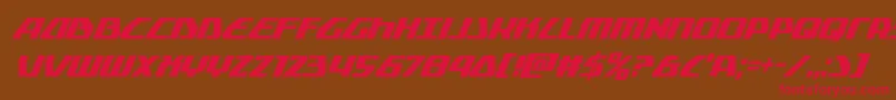 Globaldynamicscondital Font – Red Fonts on Brown Background