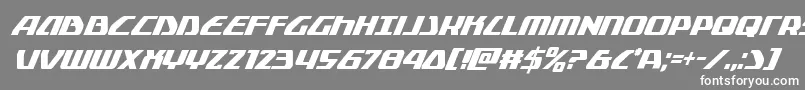 Globaldynamicscondital Font – White Fonts on Gray Background