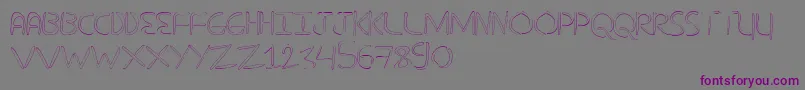 En savoir plus sur la police NuevostencilHollow Police NuevostencilHollow – polices violettes sur fond gris