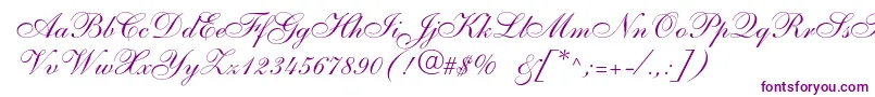 Allegroscript Font – Purple Fonts