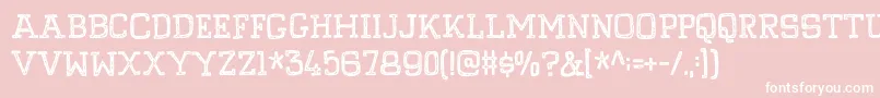 PompelmusCrispyDemo Font – White Fonts on Pink Background