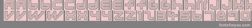 Lunaeclipsed Font – Pink Fonts on Gray Background